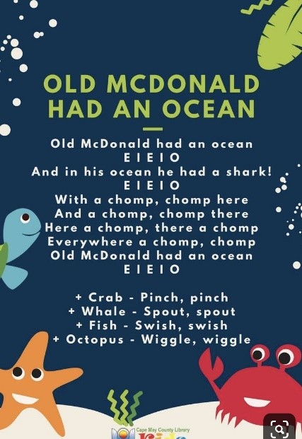 Old MacDonald Had an Ocean... | Ocean, Craft activities, Kindergarten
